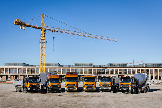 Iveco muestra su gama sostenible para la construcción