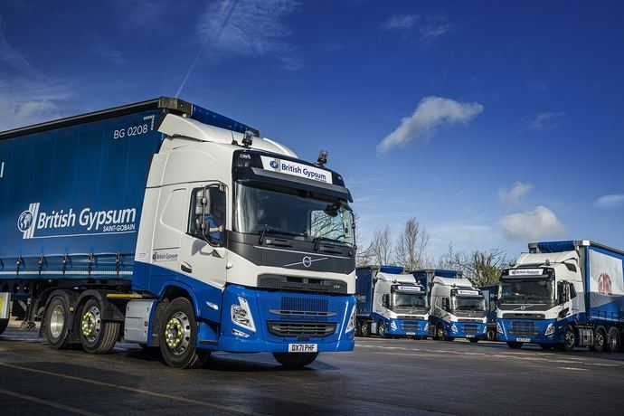 XPO Logistics y British Gympsum confían en Volvo FM Trucks