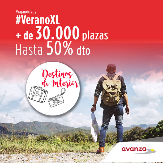 Avanza amplía sus promociones de verano