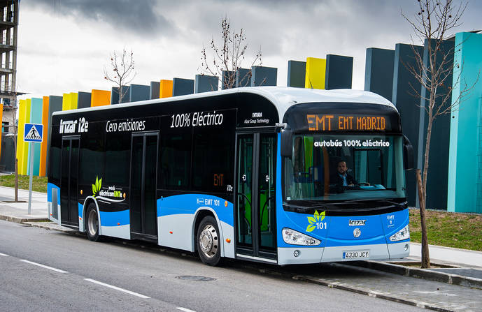 El Irizar eléctrico será una de las nuevas adquisiciones de la EMT de Madrid.