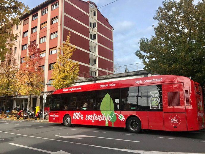 Irun tendrá el 90% de su transporte público urbano eléctrico