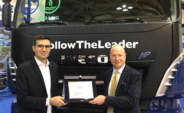 Iveco recibe el premio ‘Sustainable Truck of the Year 2019’