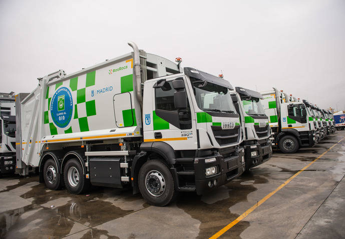 Iveco entrega al Ayuntamiento de Madrid 109 vehículos Stralis de gas natural