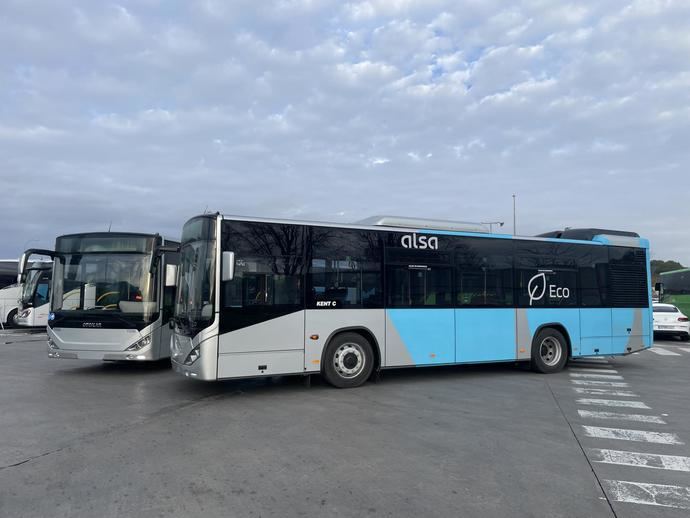 Somauto entregó a finales de 2022 nueve autobuses Kent C, de 10.8 metros, a Alsa