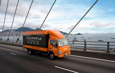 El camión de Kerry Logistics.