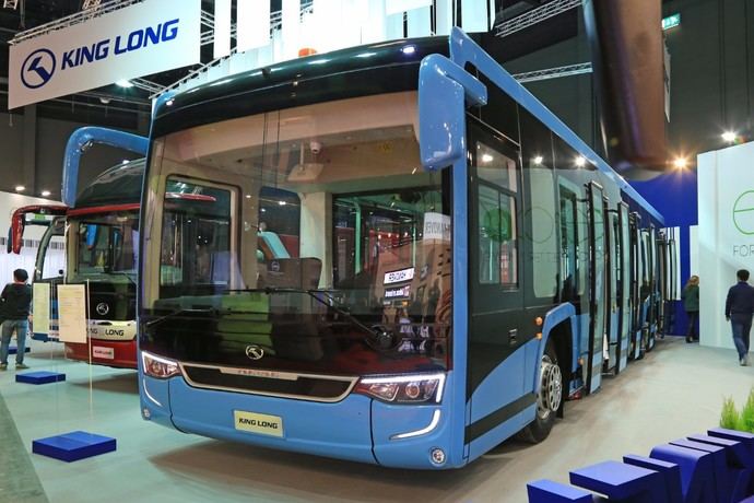 King Long exhibirá sus modelos 100% eléctricos en la BusWorld 2023
