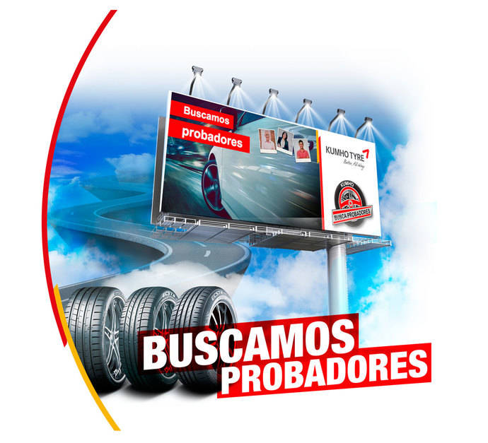 Kumho busca usuarios que prueben sus neumáticos