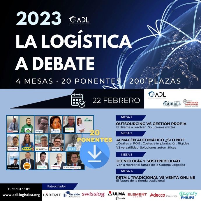 ADL organiza un nuevo encuentro llamado 'La logística a debate'