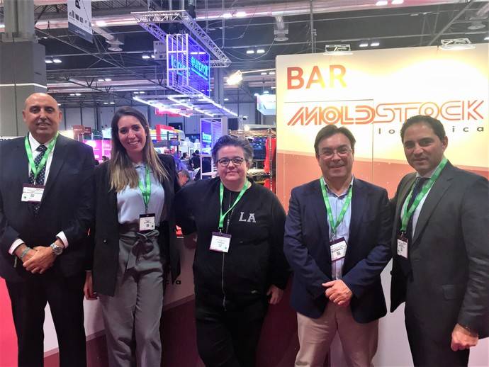 Representantes de Moldstock Logística en Logistics Madrid 2019.