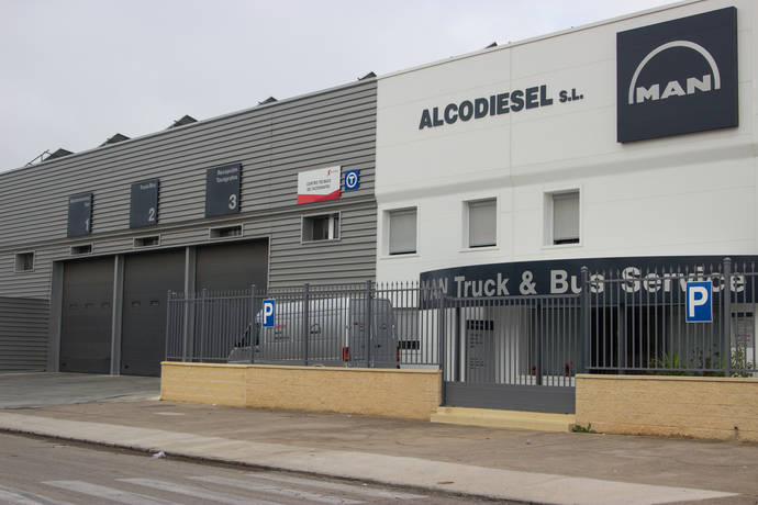 El MAN Truck & Bus de Alcodiésel, en Villarrobledo (Albacete).