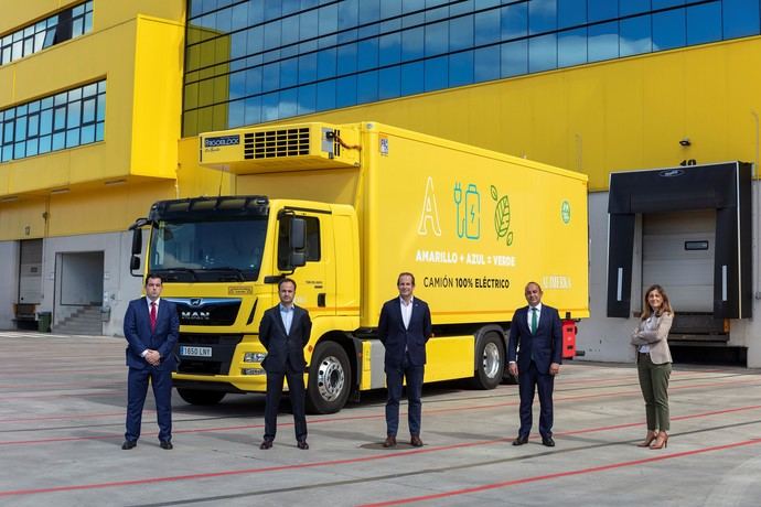 Alimerka adquiere el primer camión 100% eléctrico de MAN vendido en España