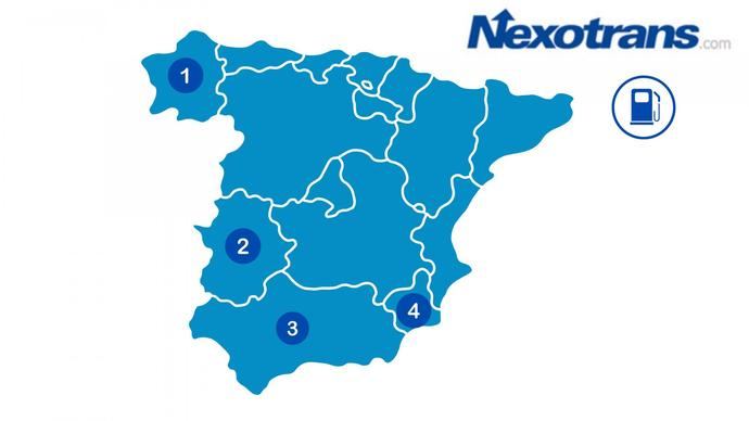 Galicia y Extremadura, las regiones con gasolina más barata