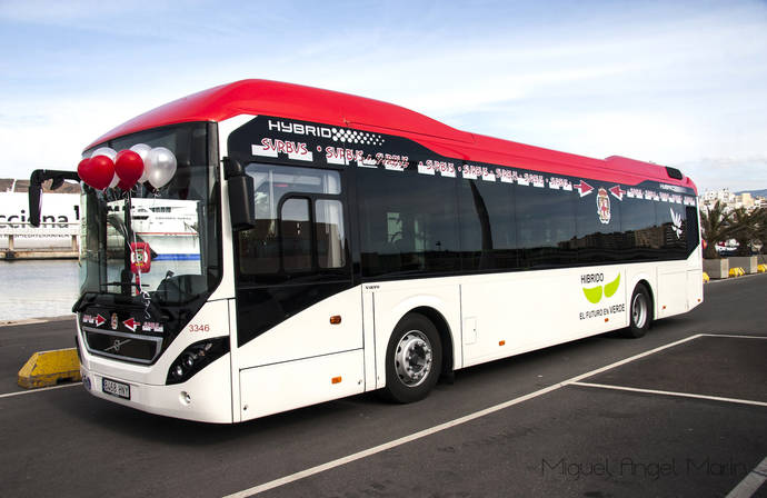 Autobús urbano de la ciudad de Almería.