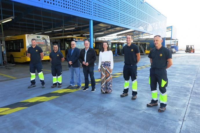 Guaguas refuerza sus talleres con cuatro nuevos electromecánicos