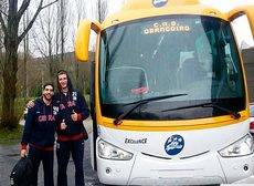 Monbus transportó a los equipos y aficiones participantes en la Copa del Rey. 