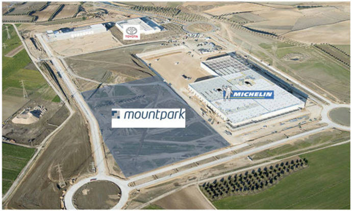 Terreno adquirido por Mountpark Logistics en la Plataforma Central Iberum.