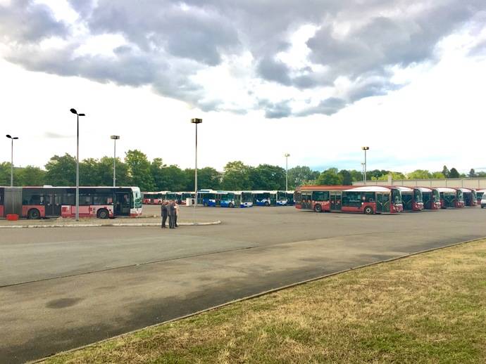 Autobuses de Moventia para Montbéliard.