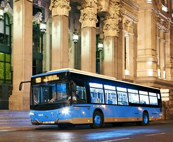 Un autobús de la EMT de Madrid.