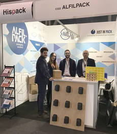 Stand de Alfilpack en Hispack 2018.