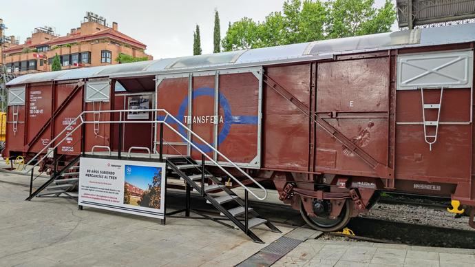 Transfesa Logistics celebra una exposición en el Museo del Ferrocarril