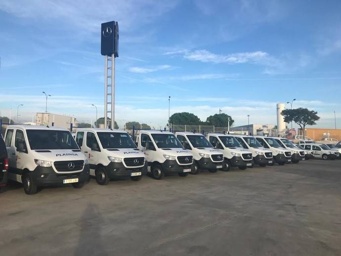 Plainsa potencia su flota con 23 furgonetas Mercedes-Benz