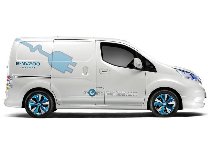 La furgoneta eléctrica Nissan e-NV200.