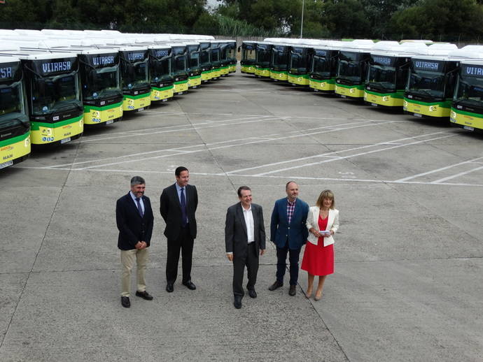 Nuevos autobuses de Vitrasa.