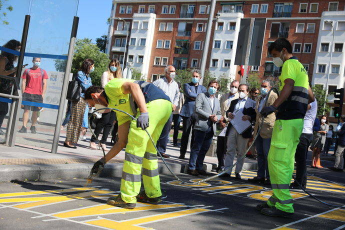 Madrid tendrá 45 kilómetros extras de carriles bus