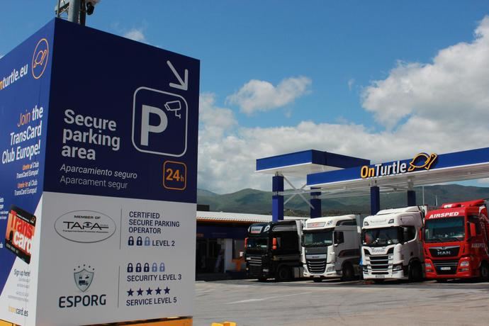 El parking de OnTurtle en La Jonquera, el mejor de camiones de Europa