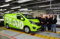 Producción de récord con la unidad 750.000 del Opel Vivaro