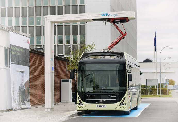 Volvo y ABB inauguran una estación de carga en Suecia