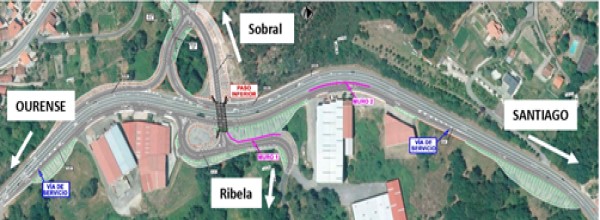 Mitma aprueba proyecto del enlace de Ribela en PK 244 de la carretera N-525