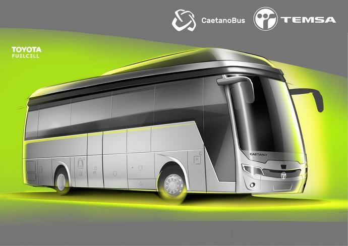 Caetanobus y Temsa, juntos para crear un autocar de hidrógeno en 2024