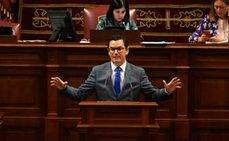 Pablo Rodríguez durante su intervención en la sede.