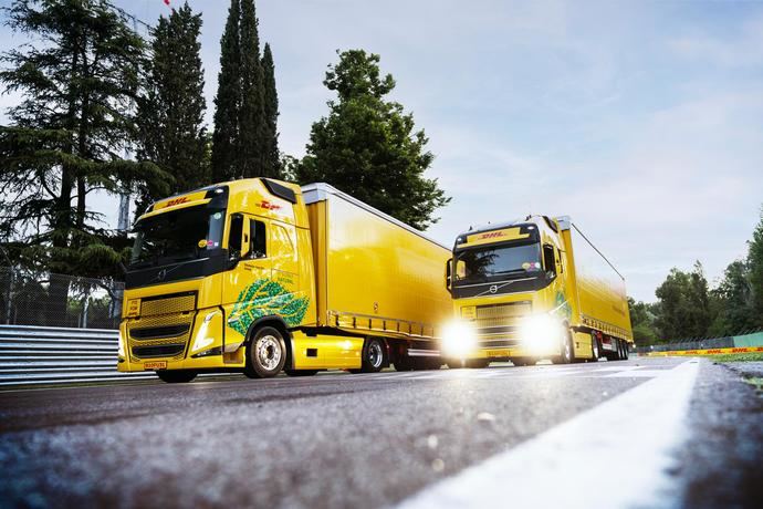 Fórmula 1 trabajará con 18 camiones impulsados por biocombustible de DHL
