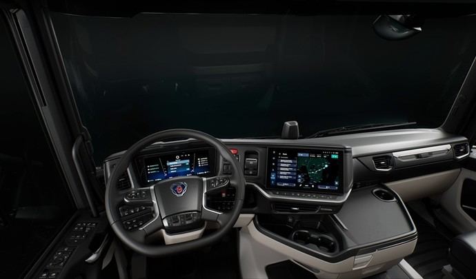 Scania mejora las opciones de los conductores con su Smart Dash