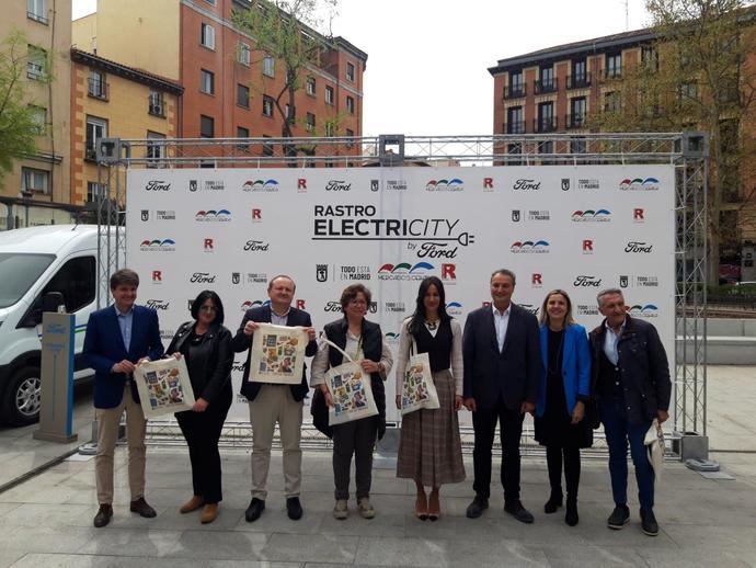 Ford Pro presenta 'Rastro Electricity' en el Mercado de la Cebada de Madrid