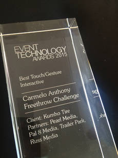 Kumho, galardonado con el premio Event Technology 2015