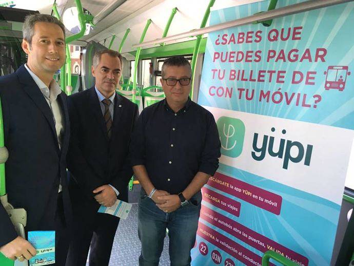 Yüpi, la app para pagar el transporte urbano en Alicante