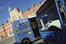 Un autobús de la EMT de Madrid.