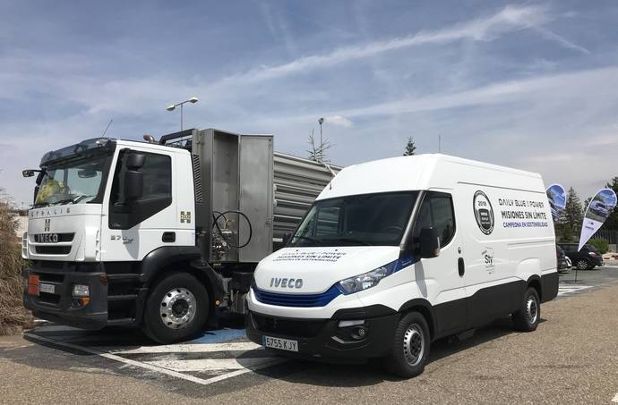 Imagen de una de las presentaciones de la Iveco Daily Blue Power.