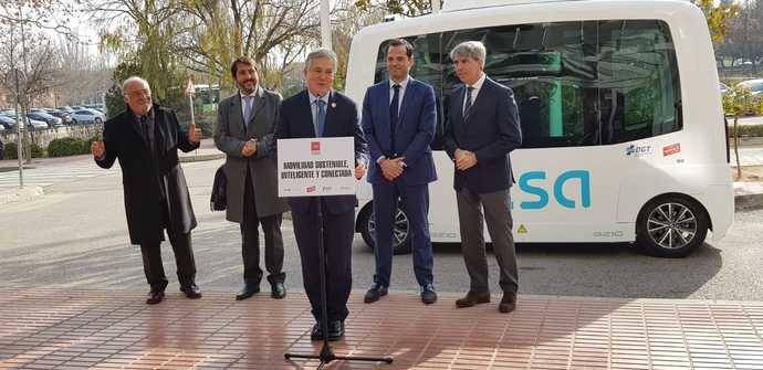 Alsa, Comunidad de Madrid, DGT y UAM, primer bus autónomo universitario España