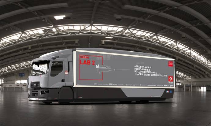 Urban Lab 2 es el vehículo laboratorio de Renault Trucks.