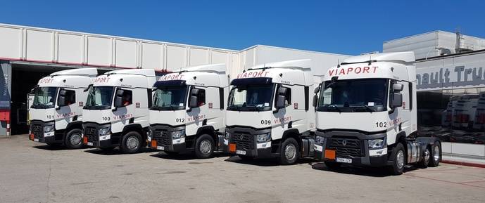 Viaport elige la Gama T de Renault Trucks para el desarrollo de su actividad