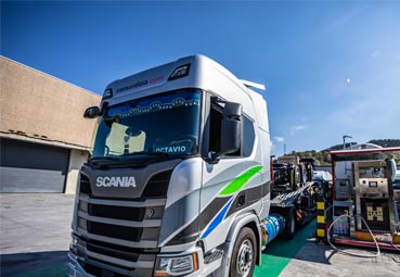 Transordizia incorpora cinco unidades Scania de gas a su flota