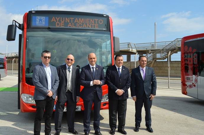 Alicante renueva el 30% de la flota de autobuses urbanos