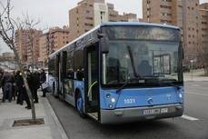 Autobús que cubre la nueva línea de EMT Madrid