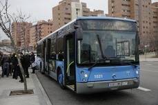 Autobús que cubre la nueva línea de EMT Madrid