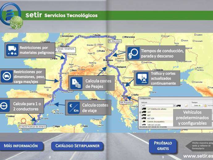 Astic lanza el planificador profesional online de rutas por Europa