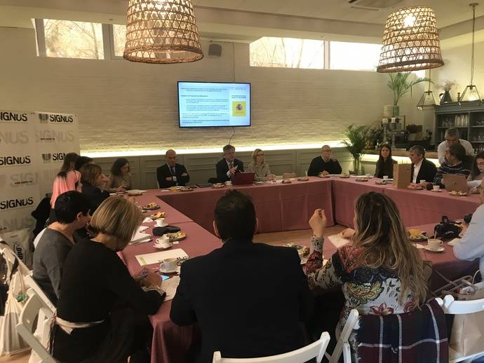 Encuentro de Signus con los medios de comunicación.